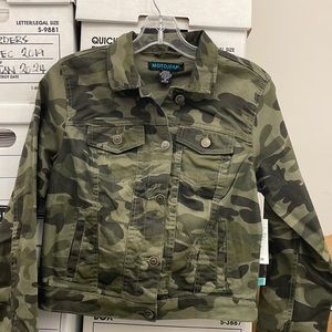 Camouflage demin jacket